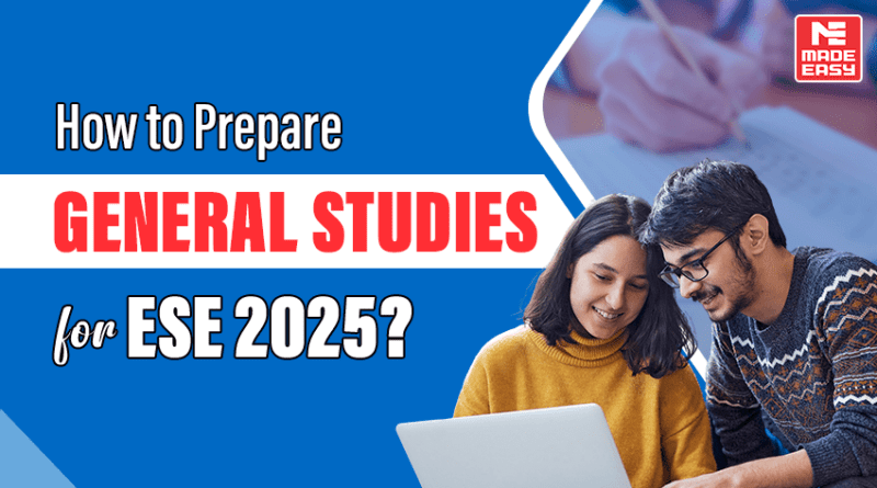 The Engineering Services Examination, ESE, has always been an in-demand exam among the engineering graduates. And with the recent announcement of Indian Railway Management Services coming back through ESE 2025, there has been a buzz among the aspiring engineers. The UPSC ESE 2025 notification has been released, and approximately 232 vacancies are to be filled through the UPSC ESE 2025. In addition, there are approximately 225 vacancies that will be filled in the IRMS through ESE 2025. Therefore, a total of 457 vacancies are to be filled through the ESE 2025. It's a golden opportunity for aspiring engineers to secure highly desired & prominent positions within various government departments and organizations. ESE 2025 will be conducted in three stages: prelims, mains, and an interview. The prelims exam will be conducted in two segments: 1. General Studies and Engineering Aptitude and 2. Respective engineering stream (Technical stream). The first section that comprises General Studies for ESE is 200 marks, which indicates that it has an important role in the ESE. The total duration of this section is 2 hours. The second section is 300 marks, and candidates get 3 hours duration for this section. Therefore, if you are an ESE aspirant, you must dedicate a significant amount of time to the preparation of the General Studies subject. The blog will uncover simple and effective preparation strategies for general studies for ESE 2025. Preparation strategy for General Studies for ESE: ESE aspirants can score significantly high with the proper and timely preparation of General Studies for ESE. Here are the expert ways to prepare for the ESE General Studies to score the maximum possible marks in the exam. ● Choose the best resources: ESE is a challenging exam to crack with the best results. Therefore, ESE aspirants must choose the best resources to prepare for this exam for the right guidance and to avoid unnecessary time wastage. You must select a few reference books before getting started with your exam preparation journey. Along with this, you must also emphasize finalizing and enrolling in a trustworthy course to avoid getting distracted during your exam preparation journey. You can choose General Studies and Engineering Aptitude books for ESE 2025, catering to only General Studies subjects based on your entrance exam preparation schedule. ● Understand the subject well: General Studies is a subject that requires proper planning and preparation to score the best marks in the respective subject. Before commencing with the full-fledged exam preparation, you must understand the basic pattern of the subject to ensure that you do not face any hassles while preparing for this subject in the study sessions. The General Studies subject is present with Engineering Aptitude in the ESE Prelims, and each topic’s weightage in the ESE ranges from 5% to 15%. ● Get started early: ESE General Studies is an important subject that requires keen focus and revision from time to time. Therefore, start early and go ahead with your preparation to secure the best possible marks in the examination. To get started early, you must get rid of procrastination and aim to achieve consistency in your exam preparation for General Studies for ESE. If you are in college, then you will have ample time to prepare for the same. If you are currently working, you must understand and dedicate a significant period for the General Studies subject preparation. ● Prepare a study schedule: General Studies and Engineering Aptitude form one paper together in the ESE Prelims. Therefore, you must prioritize your General Studies exam preparation with the other segment of this paper with a study schedule that is flexible to some extent. You must understand that the ESE Prelims is the first phase of this competitive exam. Therefore, you must prepare your best to perform well in this paper and score the best possible marks in the prelims examination. You must create different slots for semi-technical and non-technical subjects. ESE aspirants must prioritize understanding concepts and analytical skills for semi-technical subjects. On the other hand, ESE aspirants must memorize certain facts and figures specified in the respective topics of the non-technical subjects. ● Find a mentor: ESE online coaching is beneficial for aspirants, but it is also important to have a mentor if you are serious enough to crack this competitive exam with appreciating marks. Therefore, you must choose the ideal live online course that caters to effective exam preparation for the ESE. The quality online courses offer the best guidance to aspirants in the form of experienced ESE faculty. ● Conduct revision sessions: Revision is the key to success in any competitive exam. Therefore, you must prioritize revision sessions from time to time. The live online courses dedicated to General Studies for ESE ensure that the ESE aspirants perform timely revision throughout the ESE preparation journey. You can align your exam preparation schedule with routine revision sessions to prepare for this national-level examination. ● Use technology: With the rise in advanced technology, especially the ones related to smartphones and portable devices, government exam aspirants have the facility to utilize the technology for their competitive exam preparation. General Studies for ESE requires decent efforts and revision. Therefore, it might be difficult for you to stay on track without utilizing the internet-based resources available around you. You can refer to the study applications that offer quick access to the study material for ESE General Studies preparation and routine revision. ● Build self-confidence: Every competitive exam preparation journey tests the patience and self-confidence level of the exam aspirants. Therefore, you must build self-confidence and ensure that you deal with obstacles and challenges in the best possible manner. One of the effective ways to build self-confidence is consistent practice. The more you practice reading and attempting questions, you will observe a significant boost in your confidence levels. A combination of timely and consistent studying of the subjects, revision, and routine practice of the questions is the key to a boost in the self-confidence levels of the ESE aspirants. Now that you have found the expert ways to prepare for the General Studies for ESE, it is important to choose the best guidance that will help you receive guidance for this crucial subject in ESE. If you are tired of brainstorming and researching regarding the best courses for ESE General Studies, here is the MADE EASY Prime course created for ESE aspirants – MADE EASY Live/Online General Studies Course for ESE 2025. Course features: ● Exam-oriented teaching ● Availability of systematic subject sequence ● Best teaching pedagogy that gives an experience like that of a classroom teaching ● Students can watch lectures in the recorded mode. Along with the best ESE Online Coaching, you must also choose to study from the best books created and recommended by the subject experts conducting GS classes for years now. One of those General Studies Books is MADE EASY General Studies 2025 for UPSC, SSC, and PSUs. Also, if you are looking for a list of useful General Studies and Engineering Aptitude book for ESE 2025. Therefore, it is essential to refer to these books for effective General Studies preparation for the ESE. Frequently Asked Questions Here are the answers to the most common queries associated with the ESE: 1. What are the stages of the ESE Prelims? Ans. The ESE Prelims includes two stages: General Studies and Engineering Aptitude with the respective engineering stream’s technical paper. 2. When will UPSC conduct ESE Prelims and Mains in 2025? Ans. The Union Public Service Commission (UPSC) will conduct the ESE Prelims on 8th June 2025 and ESE Mains on 10th August 2025, respectively. 3. Can candidates use calculators in the ESE? Ans. Candidates cannot use calculators for the ESE Prelims but they can use calculators in the ESE Mains. 4. What is the eligibility criterion for ESE? Ans. ESE candidates must hold an engineering degree from a recognized university or institution. Final year students can also apply for the exam. 5. What are the disciplines eligible for ESE? Ans. The ESE is conducted for four engineering disciplines: ● Civil Engineering ● Mechanical Engineering ● Electrical Engineering ● Electronics and Telecommunication Engineering 6. Is IRMS recruitment through ESE exclusive for railway roles? Ans. Yes, recruitment of officers in Indian Railways Management Services through ESE exclusive for Indian railways. 7. Can candidates apply for both ESE and GATE simultaneously? Ans. Yes, candidates can apply for both ESE and GATE simultaneously. Yet the preparation will be different as both the exams have different exam patterns and requirements. 8. Which is tougher – the ESE or the GATE exams? Ans. In terms of the difficulty of competitive exams such as ESE or GATE exams, the ESE is tougher than the GATE exam. This is because the ESE comprises most of the GATE syllabus, which makes the former competitive exam’s preparation more difficult than the later one. 9. What is the mode of ESE? Ans. UPSC conducts ESE in the offline mode. 10. What types of questions are included in the GS paper for ESE? Ans. General Studies for ESE Prelims paper mainly comprise questions that aim to check the concepts of the respective candidate in that particular competitive exam. 11. What are the prime topics included in the syllabus of General Studies and Engineering Aptitude subject/paper of the ESE? Ans. The syllabus of the ESE General Studies and Engineering Aptitude includes the following topics: ● Current issues of national and international importance relating to social, economic, and industrial development. ● Engineering Aptitude covering logical reasoning and analytical reasoning ● Engineering Mathematics and Numerical Analysis ● General Principles of Design, Drawing, and Importance of Safety ● Standards and Quality practices in production, construction, maintenance, and services ● Basics of Energy and Environment: Conservation, environmental pollution, and degradation, Climate change, Environmental impact assessment ● Basics of Project Management ● Basics of Material Science and Engineering ● Information and Communication Technologies (ICT) based tools and their applications in Engineering include technology, e-governance, and technology-based education. ● Ethics and values in the engineering profession. Thus, these are the crucial aspects associated with the IES General Studies and each ESE aspirant must prioritize learning the subjects from scratch based on their study schedule. Hope this blog provides useful information regarding the preparation for General Studies for ESE. All the best for your ESE 2025 prep!