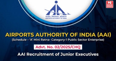 AAI Junior Executive Recruitment 2025