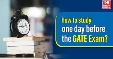 How to study one day before the GATE exam