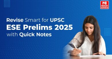 Revise Smart for UPSC ESE Prelims 2025 with Quick Notes