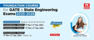 foundation course gate state engineering exams 2025 2026