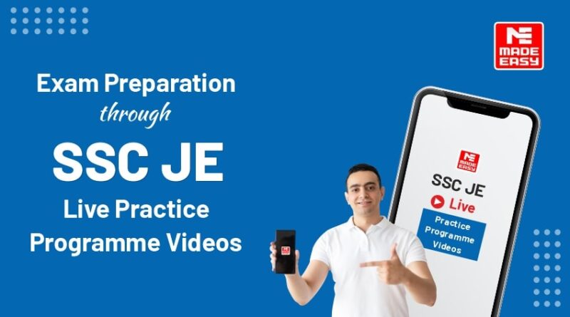 Exam preparation through SSC JE Live Practice Programme