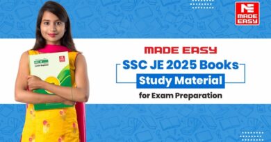 SSC JE 2025 Books: Study Material for Exam Preparation