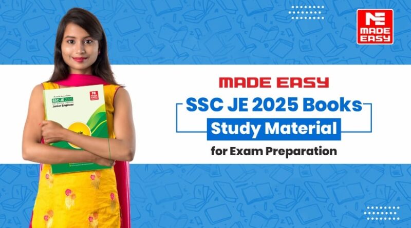 SSC JE 2025 Books: Study Material for Exam Preparation