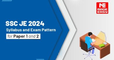 SSC JE 2024 Syllabus and Exam Pattern for Paper 1 and 2