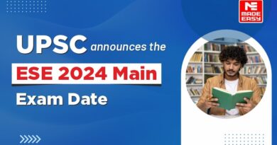 UPSC announces the ESE 2024 Main exam date