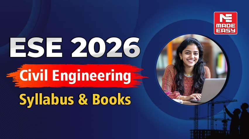 ESE 2026 Civil Engineering Syllabus and Books