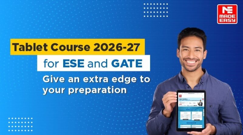 ESE + GATE Tablet Course 2026-27