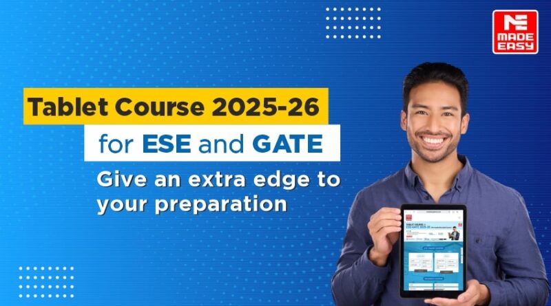 ESE + GATE Tablet Course 2025-26