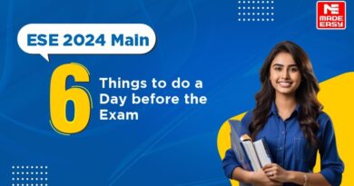 ESE 2024 Main: 6 Things to do a Day before the Exam