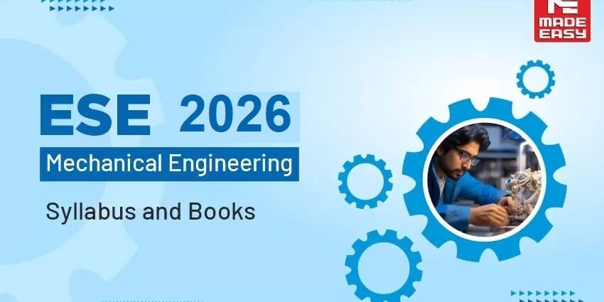 ESE Mechanical Engineering Syllabus Books