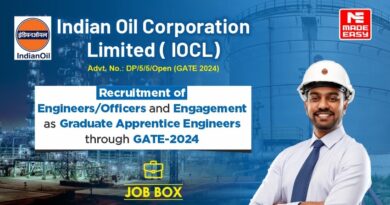 Indian Oil Corporation Limited Recruitment of Engineers Through Gate 2024