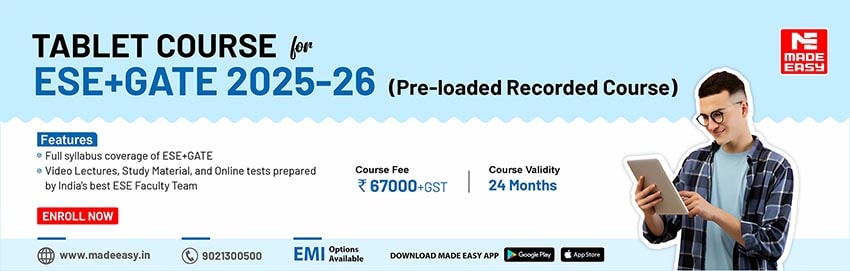 GATE 2025 preparation with MADE EASY Tablet course