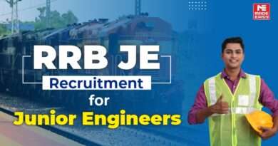 RRB JE Recruitment for Junior Engineer Posts