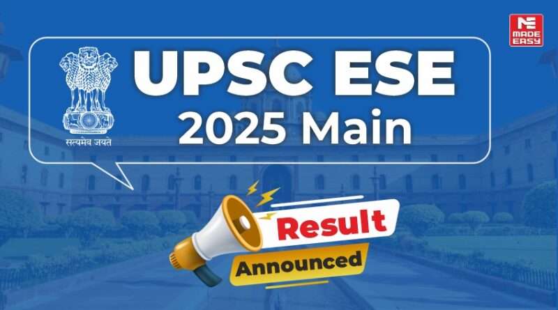 ese 2025 main result