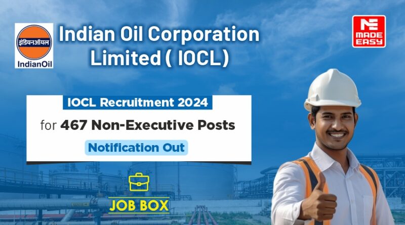 IOCL Non-Executive Recruitment 2024