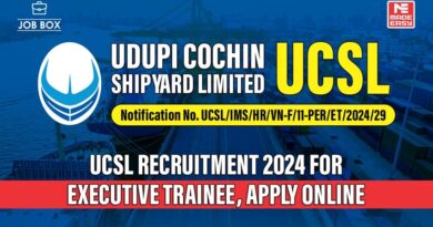 UCSL Recruitment 2024 for 8 Executive Trainee posts