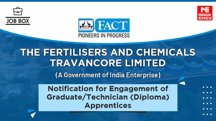 FACT Recruitment 2024 for Graduate/Technician Apprentices