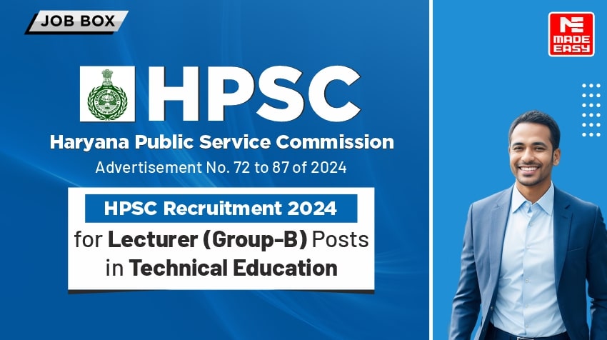 HPSC Recruitment for Lecturer (Group-B) Posts in Technical Education