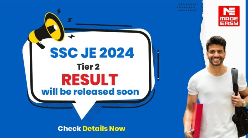 SSC JE 2024 Result