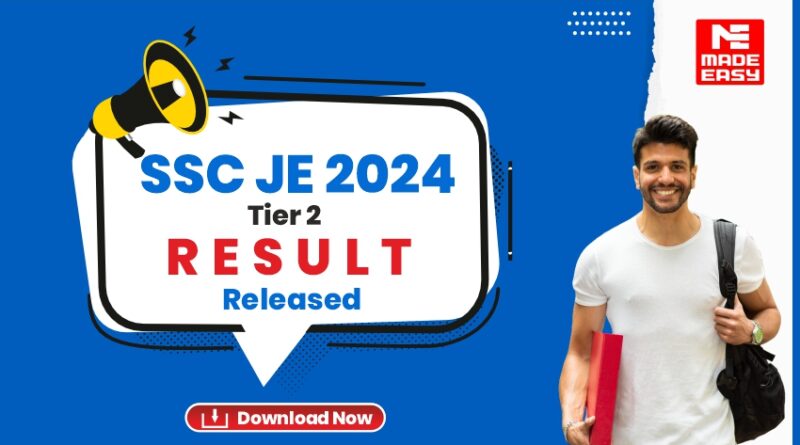 ssc je result 2025