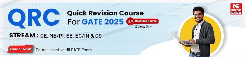 QRC: Quick Revision Recorded Course for GATE 2025