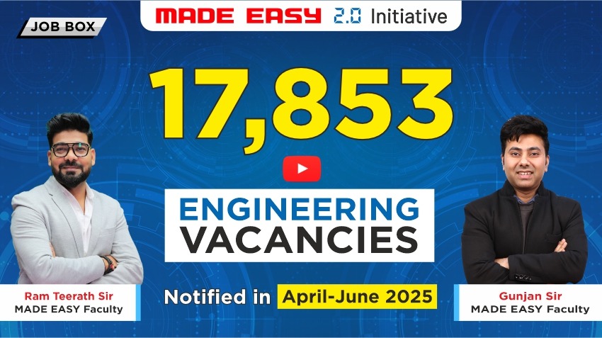 All Govt Jobs 2025 for Engineers | Total 17,853 Vacancies