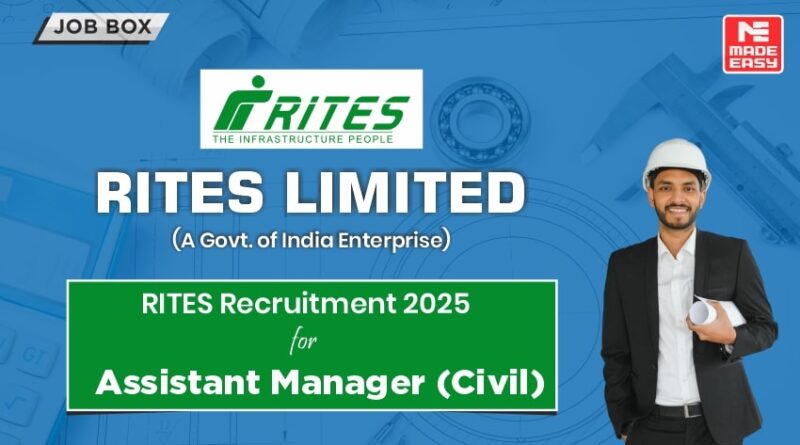 RITES LIMITED Recruitment for Assistant Manager (Civil)