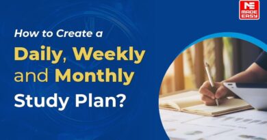 Create a Daily, Weekly and Monthly Study Plan