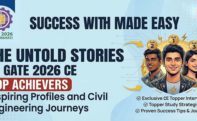 Untold Success Stories of GATE 2026 CE Toppers with MADE EASY