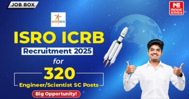 ISRO ICRB Recruitment 2025 for 320 Engineer Scientist SC Posts