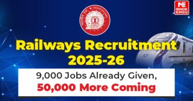 Railways Recruitment 2025-26 9,000 Jobs Already Given, 50,000 More Coming