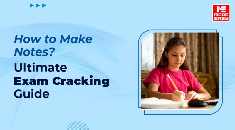 how to make notes