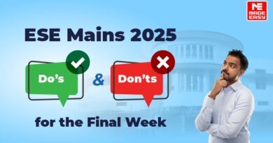 ESE Mains 2025 Do’s & Don’ts for the Final Week