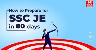How to Prepare for SSC JE in 80 Days