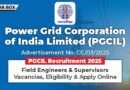 PGCIL Recruitment 2025 Field Engineers & Supervisors – Vacancies, Eligibility & Apply Online