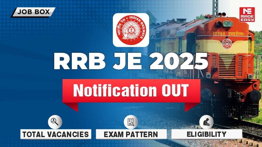 RRB JE Recruitment 2025 for 2570 Junior Engineer Posts
