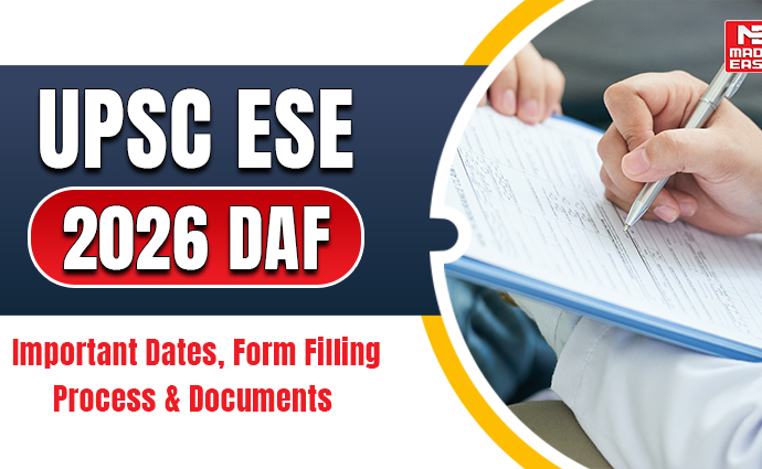UPSC ESE 2026 DAF Form Filling