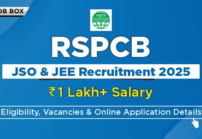 RSPCB JSO & JEE Recruitment 2025