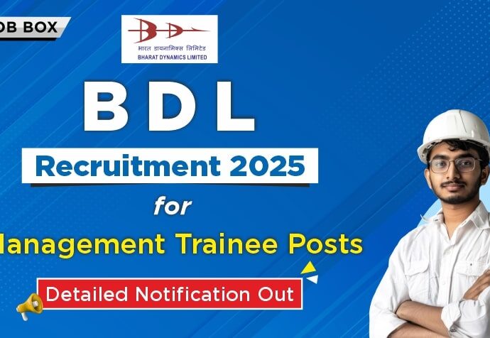 BDL Recruitment for Management Trainee