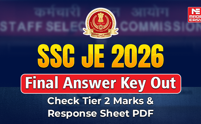 SSC JE Final Answer Key