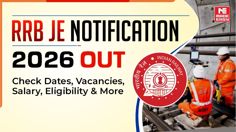 RRB JE Notification 2026
