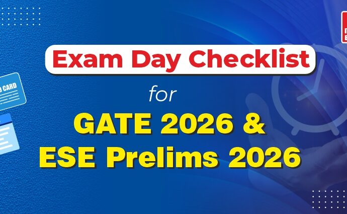 Exam Day Checklist for GATE 2026 & ESE Prelims 2026