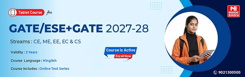 Tablet Course for ESE, GATE 2027-28