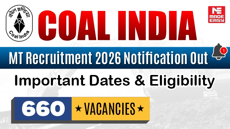 Coal India MT Recruitment 2026 Notification Out