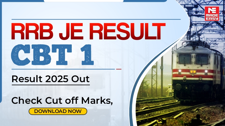 Rrb je cbt 1 result 2025 out
