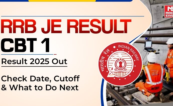 RRB JE CBT 1 Result 2025 Out