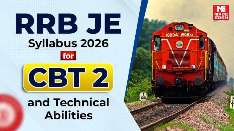 RRB JE Syllabus