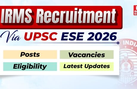 IRMS Recruitment via UPSC ESE 2026