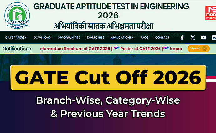 GATE 2026 cut Off